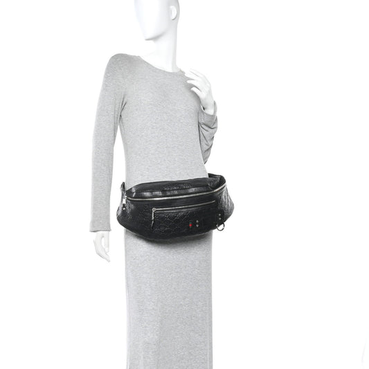 Guccissima Web Belt Bag Black