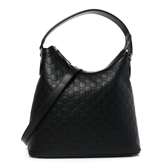 Guccissima Linea A Hobo Black
