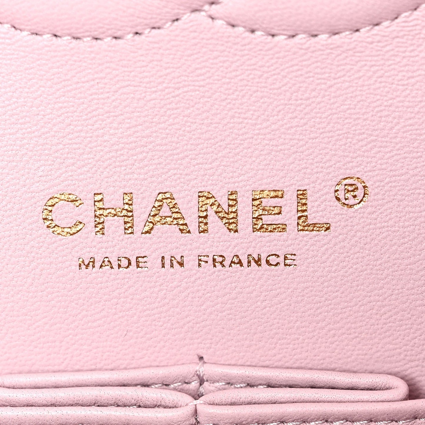 Caviar Quilted Medium Double Flap Light Pink