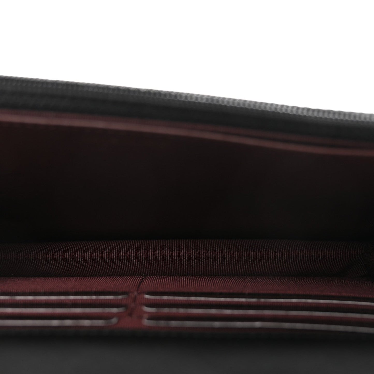 Lambskin Quilted Lucky Charms 2.55 Reissue Wallet On Chain WOC Black