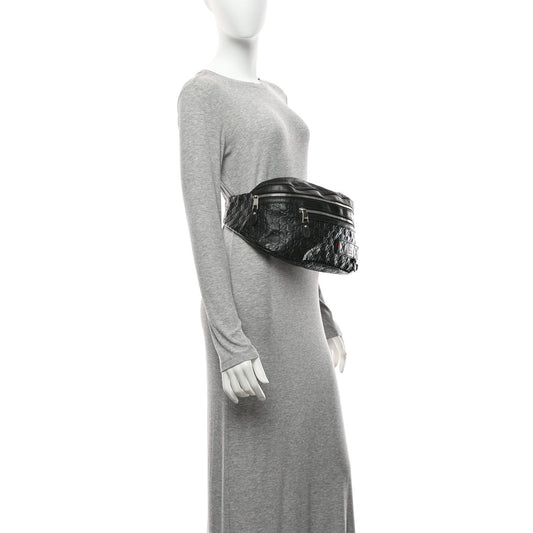 Guccissima Web Belt Bag Black