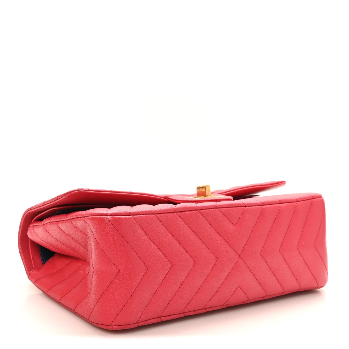 Sheepskin Chevron Quilted 2.55 Reissue 225 Flap Dark Pink